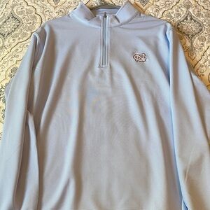 Men's Light Blue Quarter-Zip Sweater